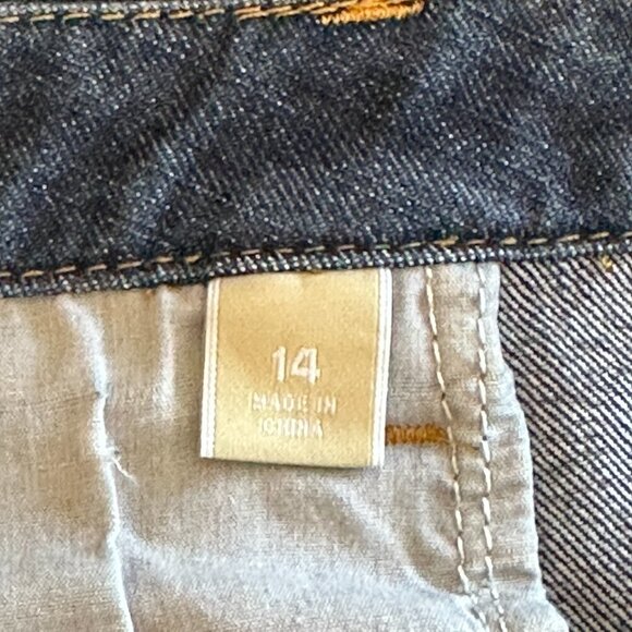 Women's Plus 14 Michael Kors Y2K Dark Wash Selma Flare Denim Jeans Flare - Picture 6 of 7